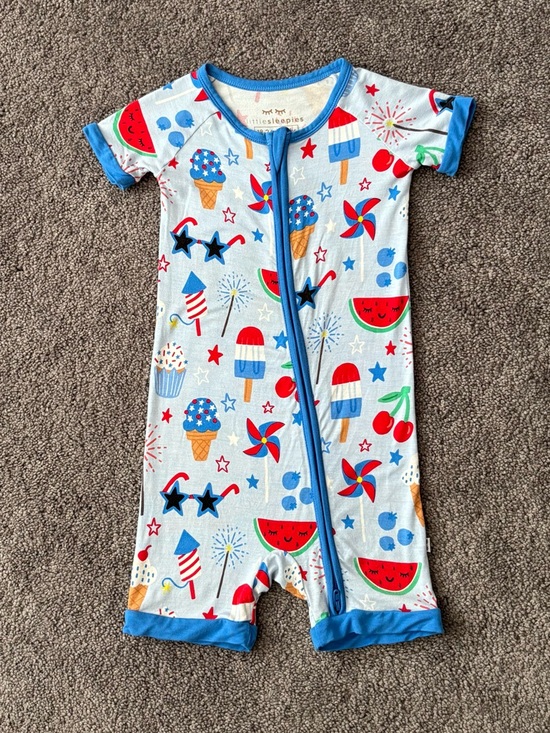 Little Sleepies Other - 🍉Little Sleepies Red, White, & Cute Shorty 18-24